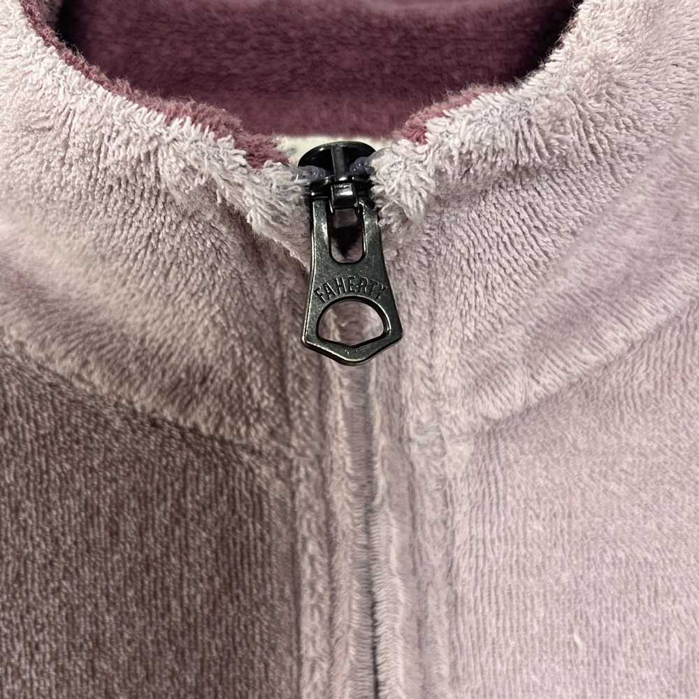 Faherty Cabana Organic Terry Cloth Colorblock Sweater Coastal Beach Boho Sz M - Picture 5 of 11
